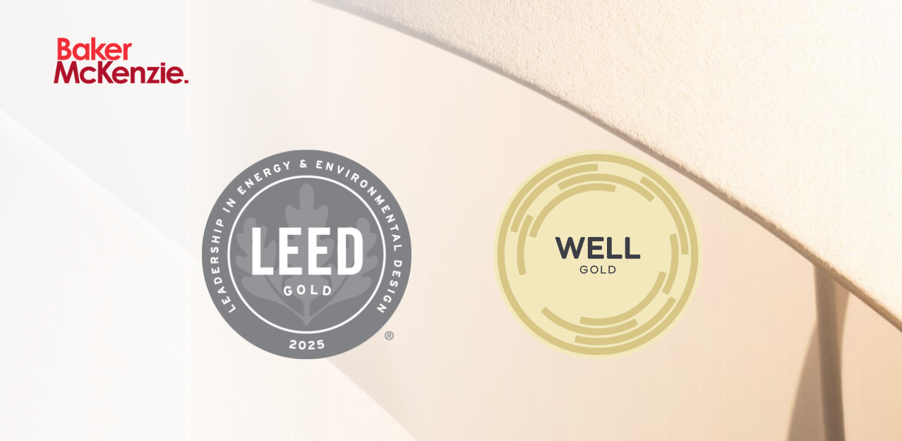 Imagen del artículo Baker McKenzie Barcelona recibe las certificaciones internacionales Leed y Well Gold