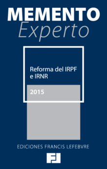Memento Experto Reforma del IRPF e IRNR 2015