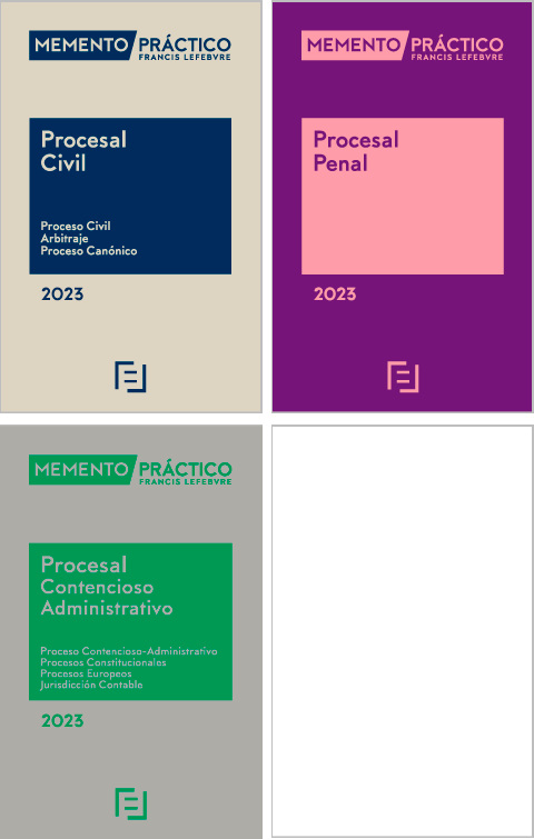 Pack Memento Procesal Civil 2023 + Memento Procesal Penal 2023 + Memento Procesal Contencioso Administrativo 2023
