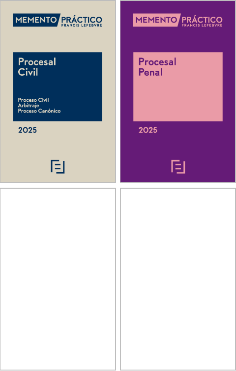 Pack Memento Procesal Civil 2025 + Memento Procesal Penal 2025