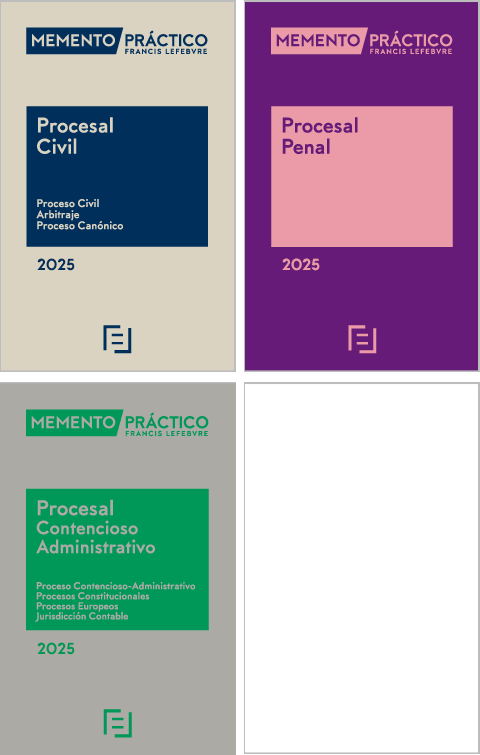 Pack Memento Procesal Civil 2025 + Memento Procesal Penal 2025 + Memento Procesal Contencioso Administrativo 2025