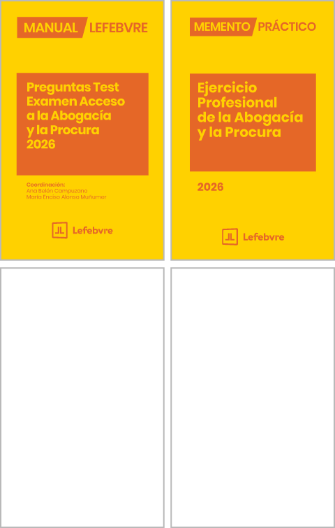 Pack Memento Ejercicio Profesional de la Abogacía y la Procura 2026 + Manual Preguntas Test Examen Acceso a la Abogacía y la Procura  2026
