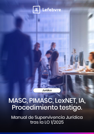MASC, PIMASC, LexNET, IA, Procedimiento testigo
