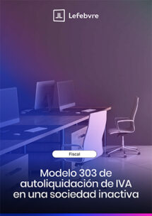 Modelo 303 de autoliquidación de IVA en una sociedad inactiva