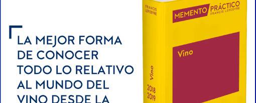 Imagen del artículo Lefebvre · El Derecho presenta el Memento Vino